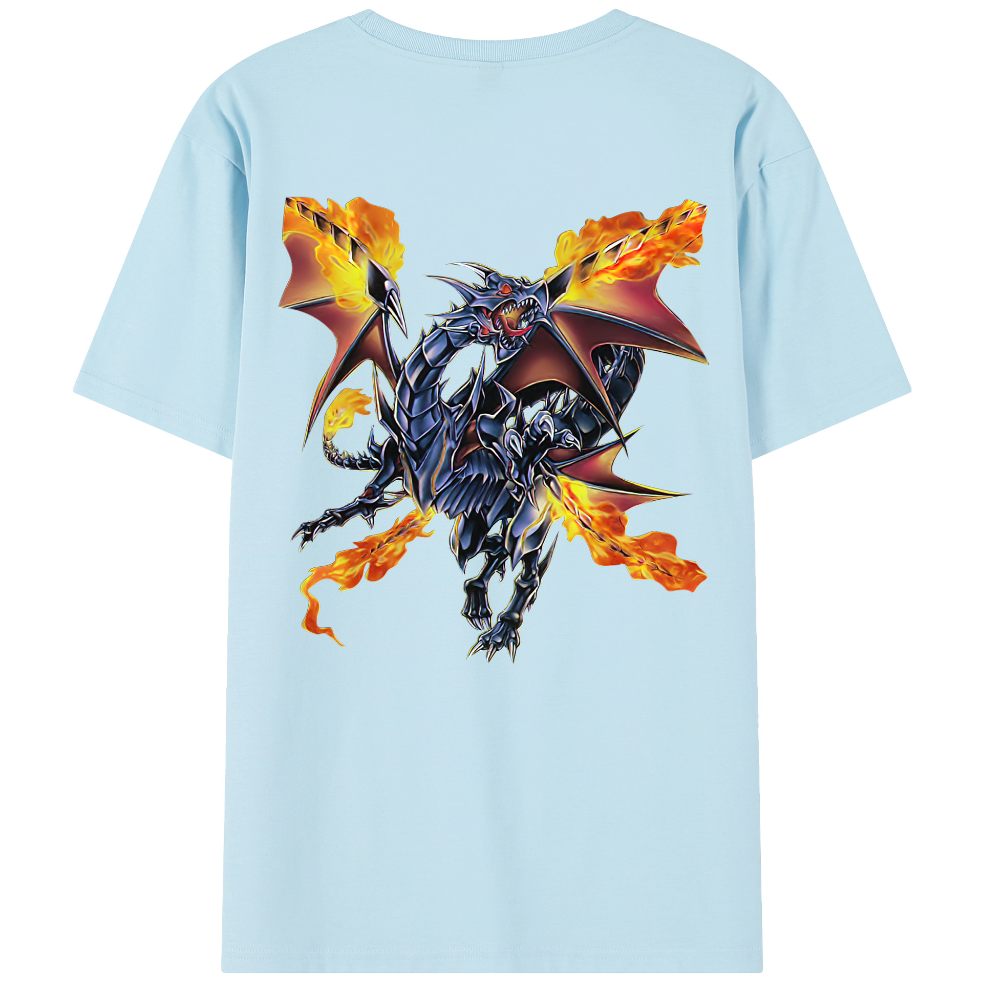 （画像用） 遊☆戯☆王 Yu-Gi-Oh! 綿100％半袖Tシャツ（背面プリント）